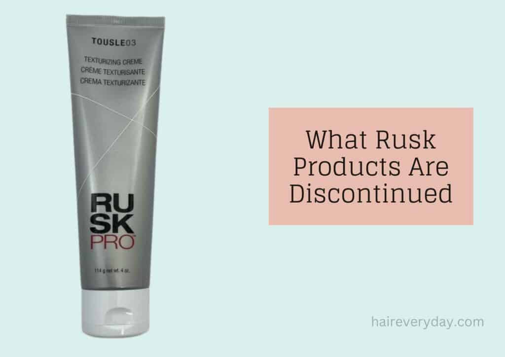 What Rusk Products Are Discontinued