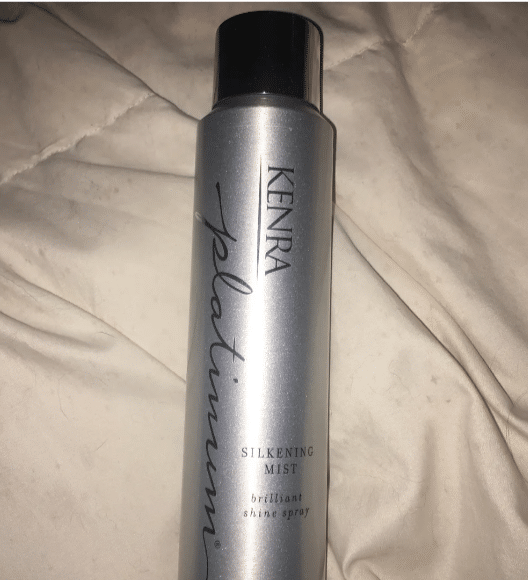 how to use the Kenra Platinum Silkening Mist