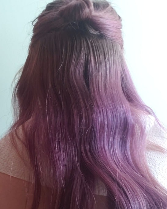 how to remove purple from hair