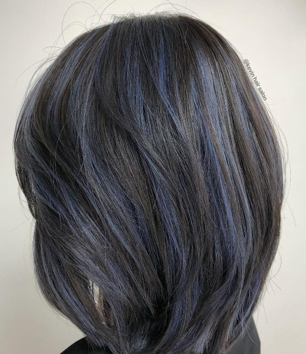 which blue hair dye is good for dark hair