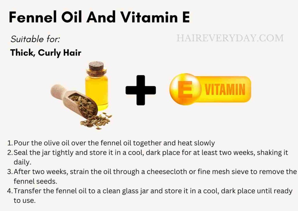 DIY Fennel Oil For Thick Hair