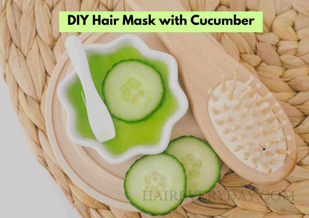 DIY Hair Mask with Cucumber