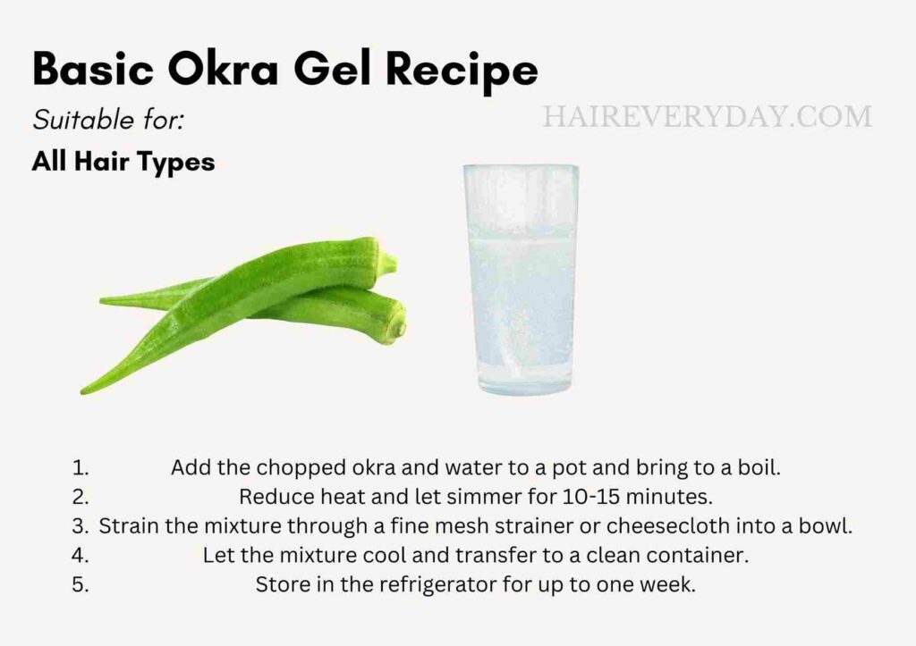 DIY Okra Gel For Smooth Hair