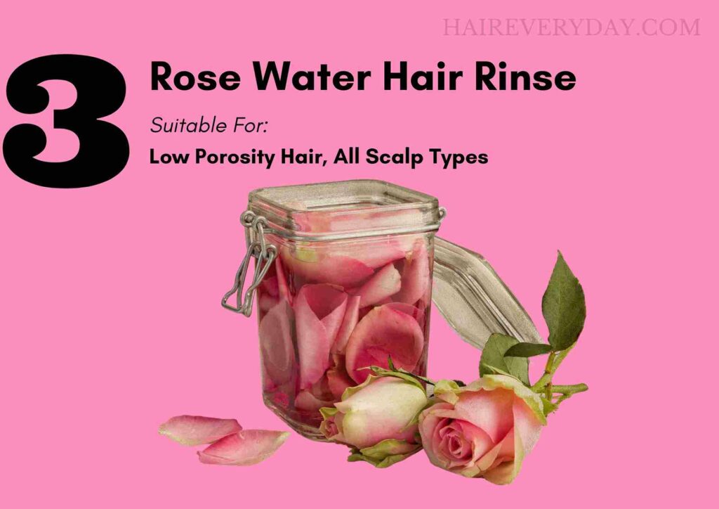 rose water hair mask diy