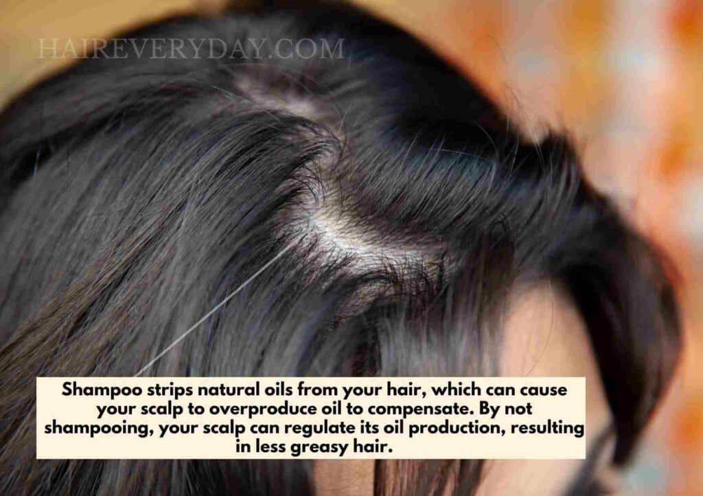 benefits of not using shampoo