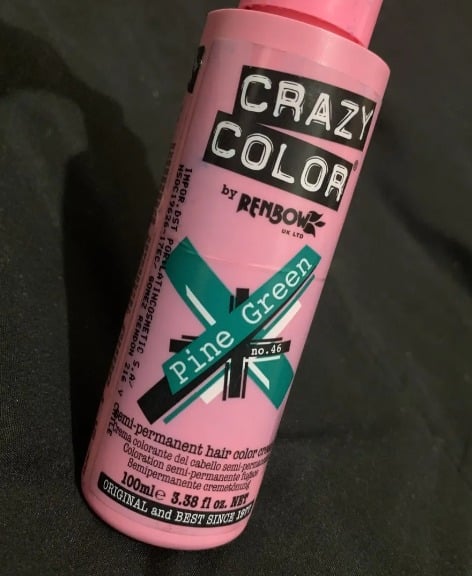 Crazy Color Semi Permanent Dye Pine Green