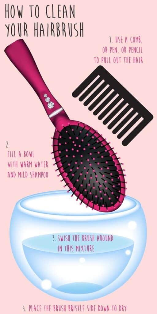 How To Clean Hair Brushes With Vinegar
