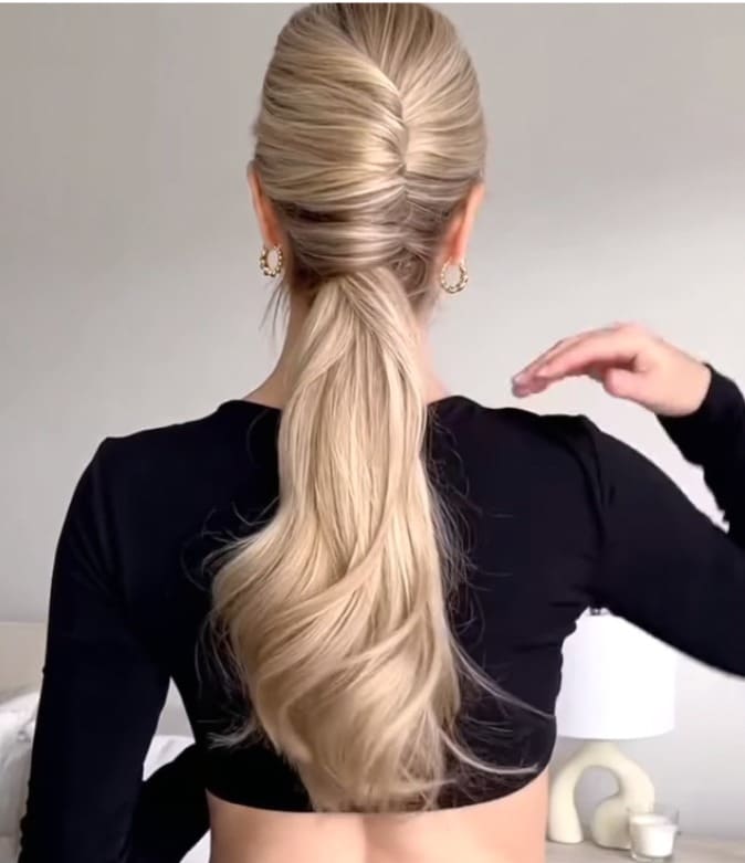 easy ponytail hairstyles thin hair