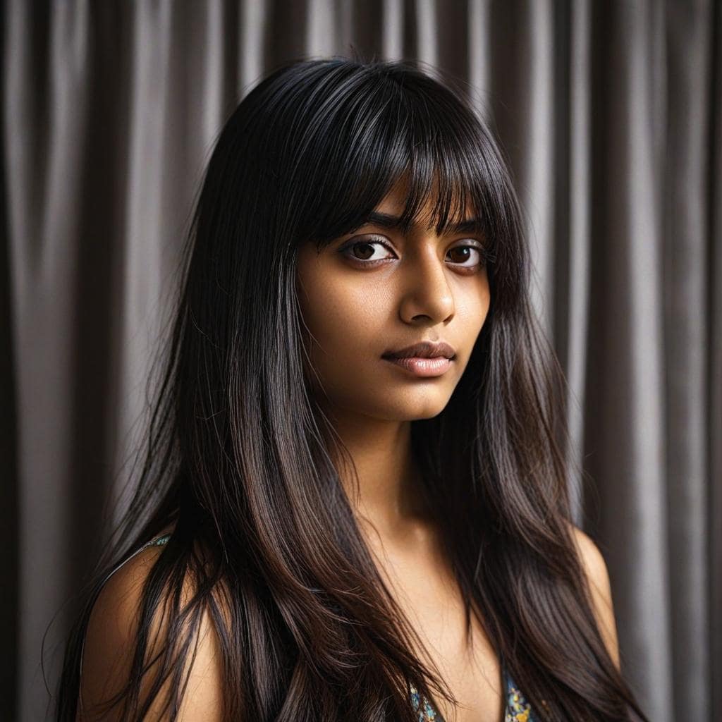 fringe haircut female