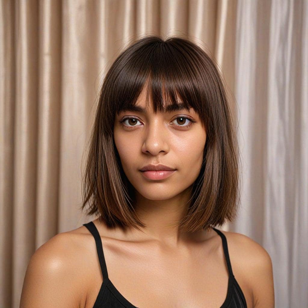 women's hairstyles with bangs